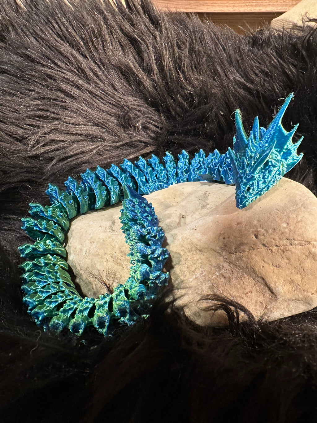 Aqualior — Dragon des Courants Marins - dragon articulé 3D