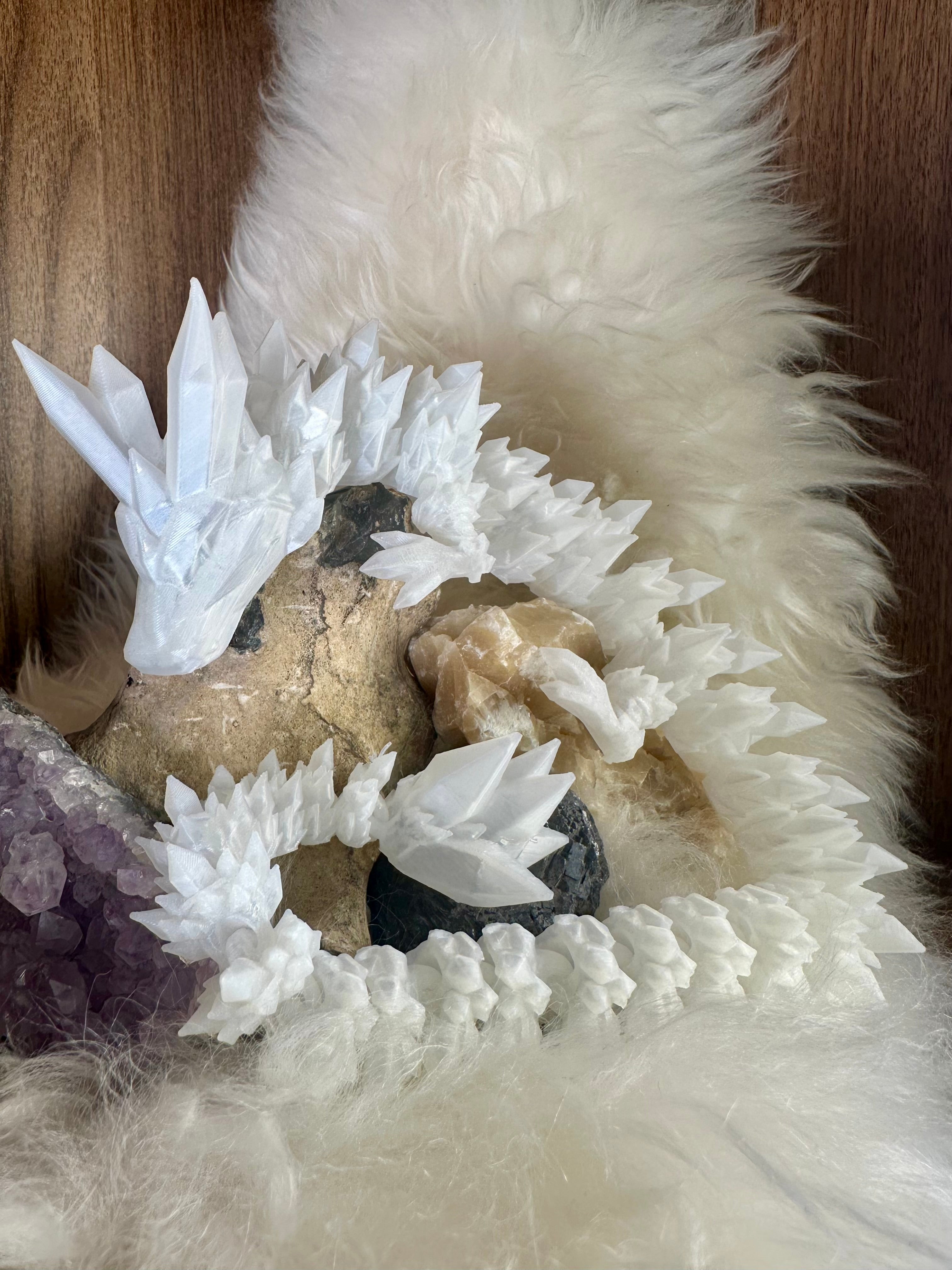 Crysalion — Dragon de cristal - dragon articulé 3D