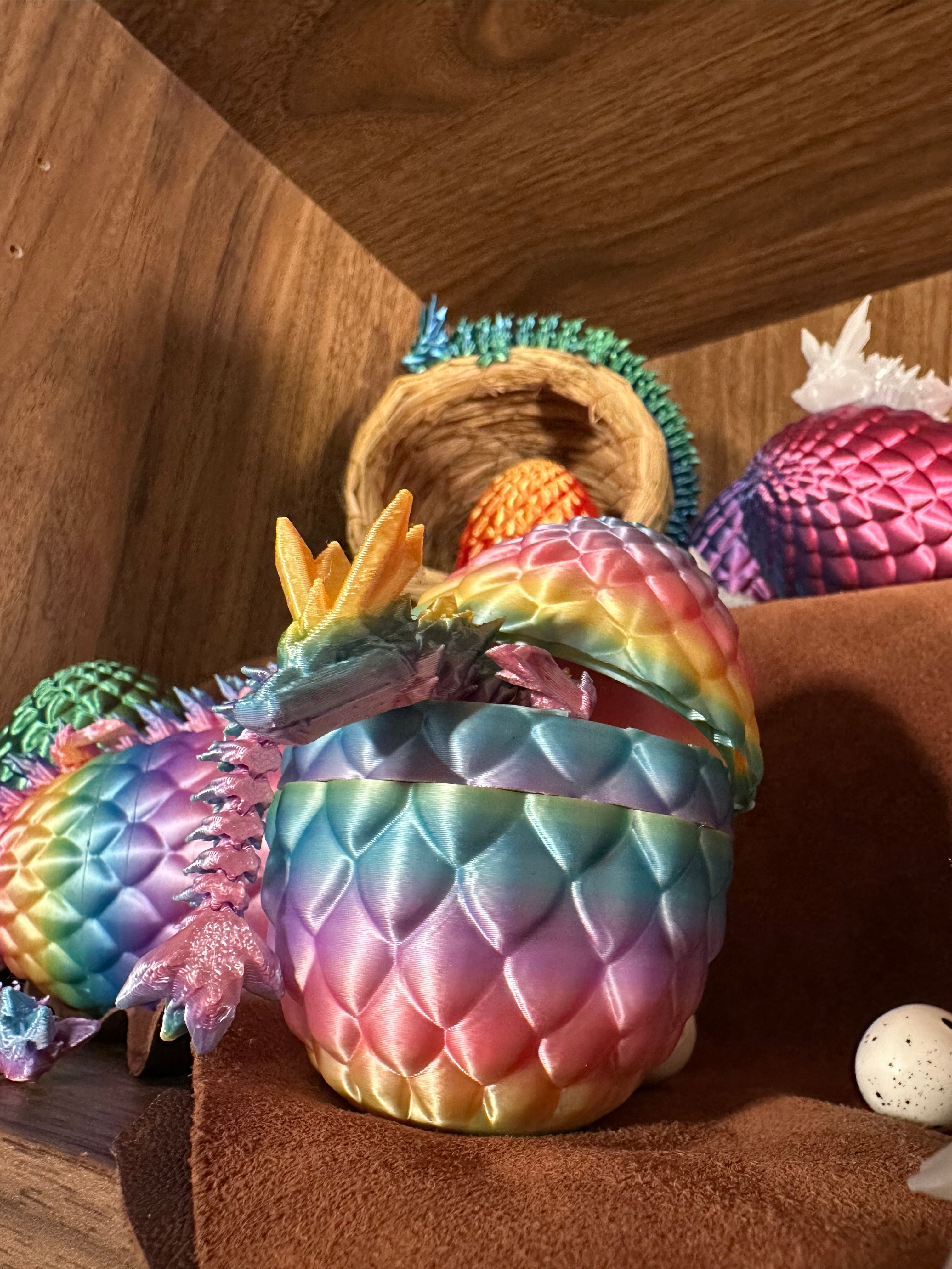 Luminel — Dragon des Lumières Dansantes - dragon articulé 3D