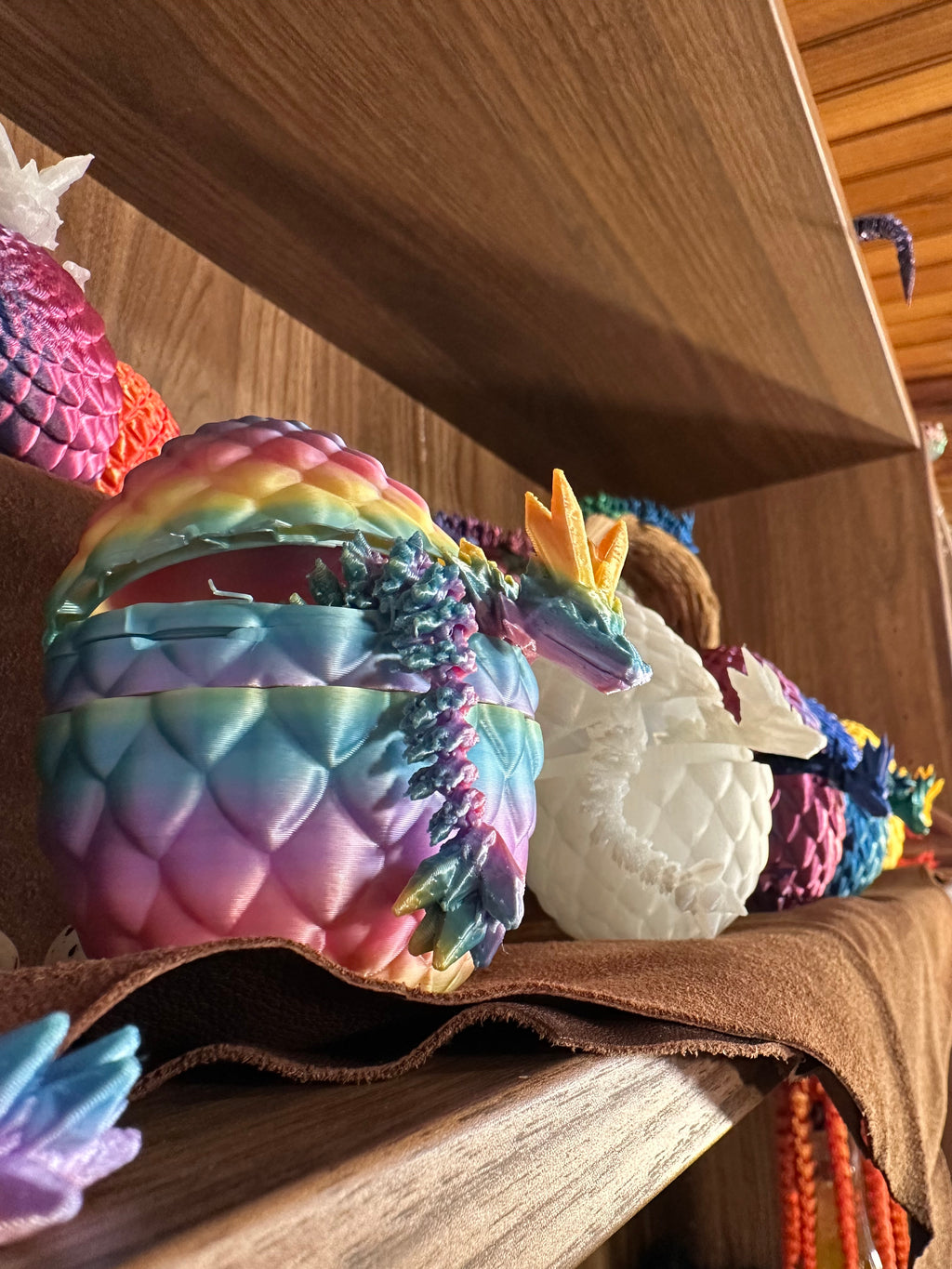 Luminel — Dragon des Lumières Dansantes - dragon articulé 3D