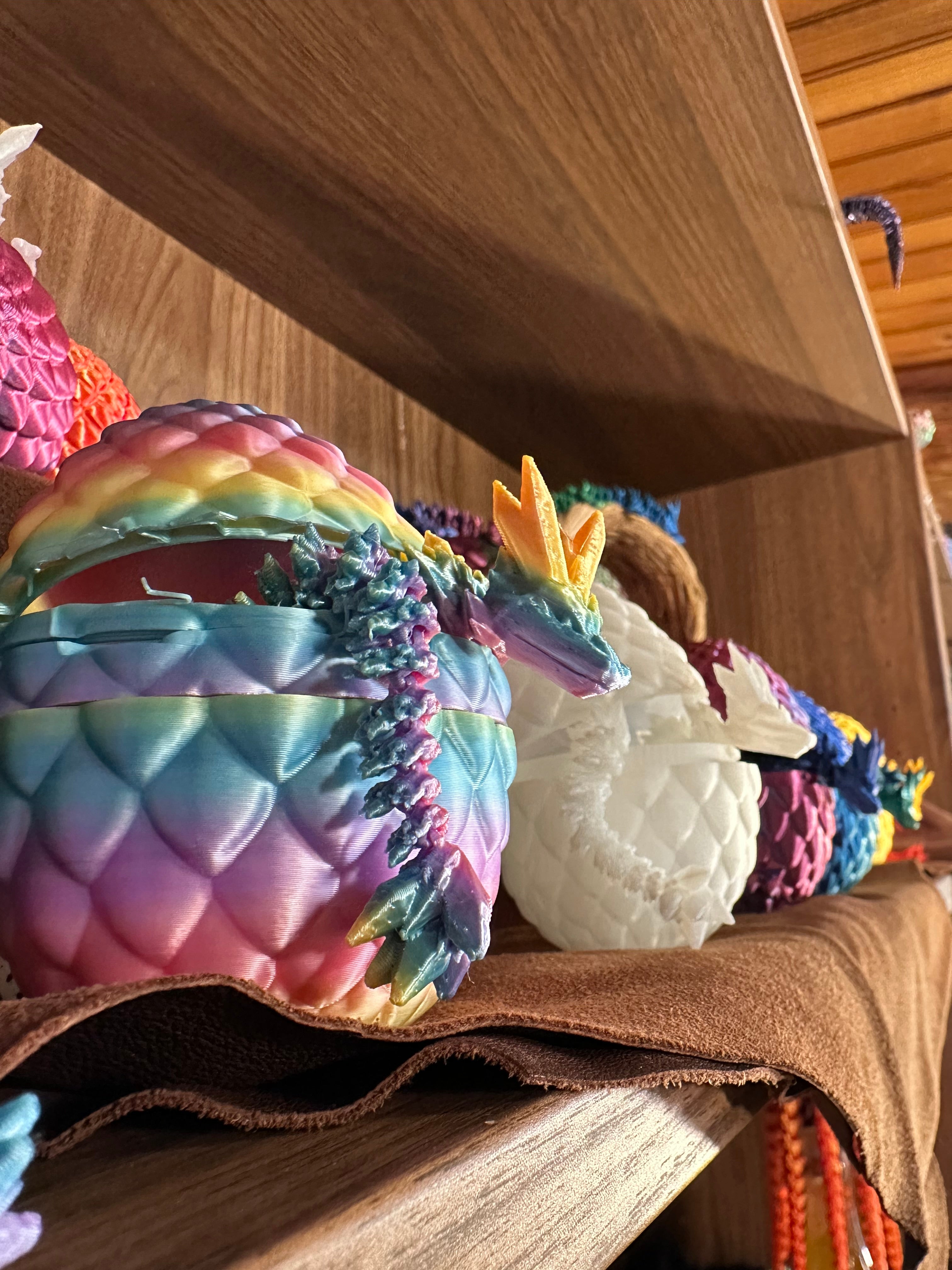 Luminel — Dragon des Lumières Dansantes - dragon articulé 3D