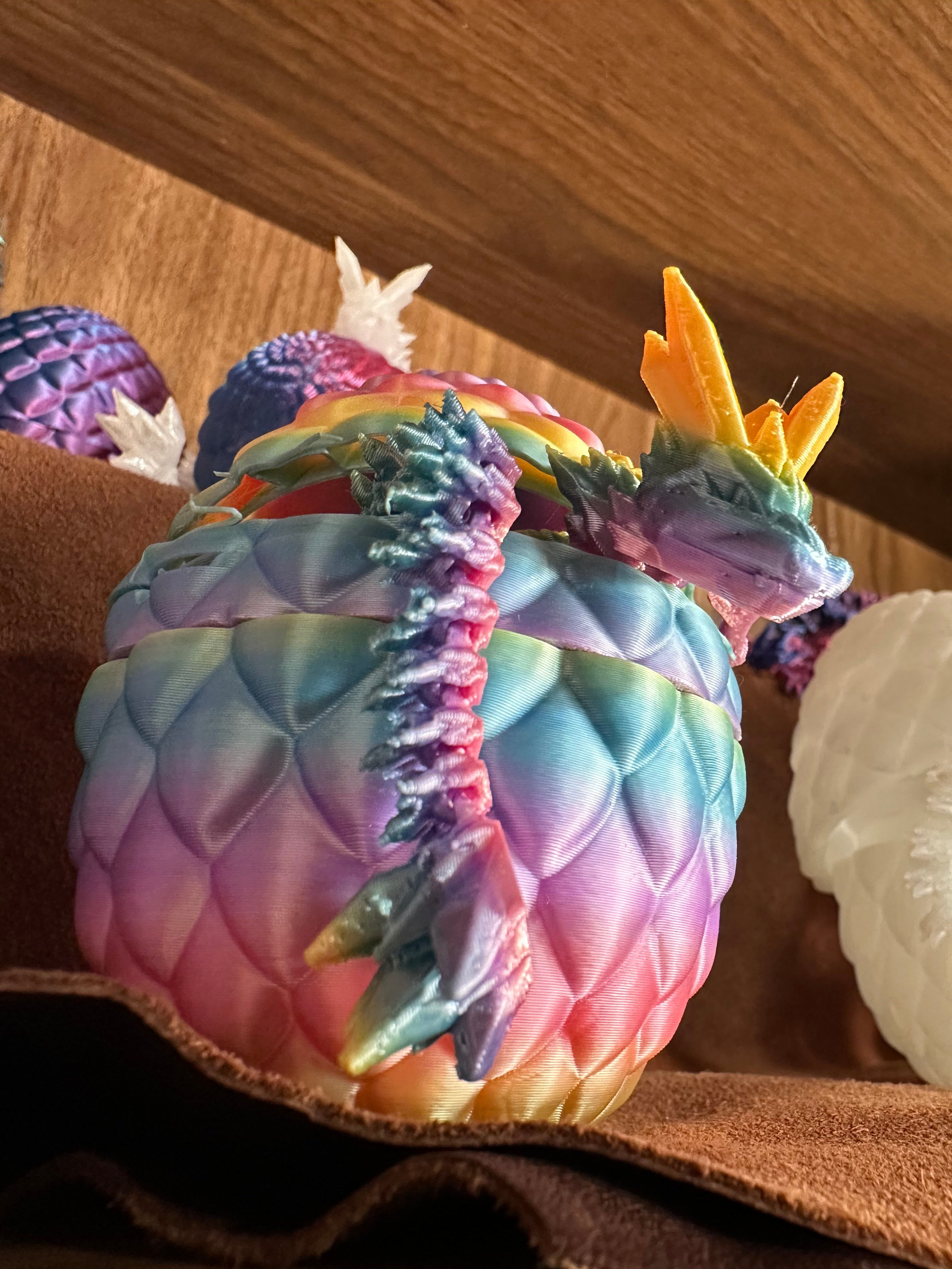 Luminel — Dragon des Lumières Dansantes - dragon articulé 3D