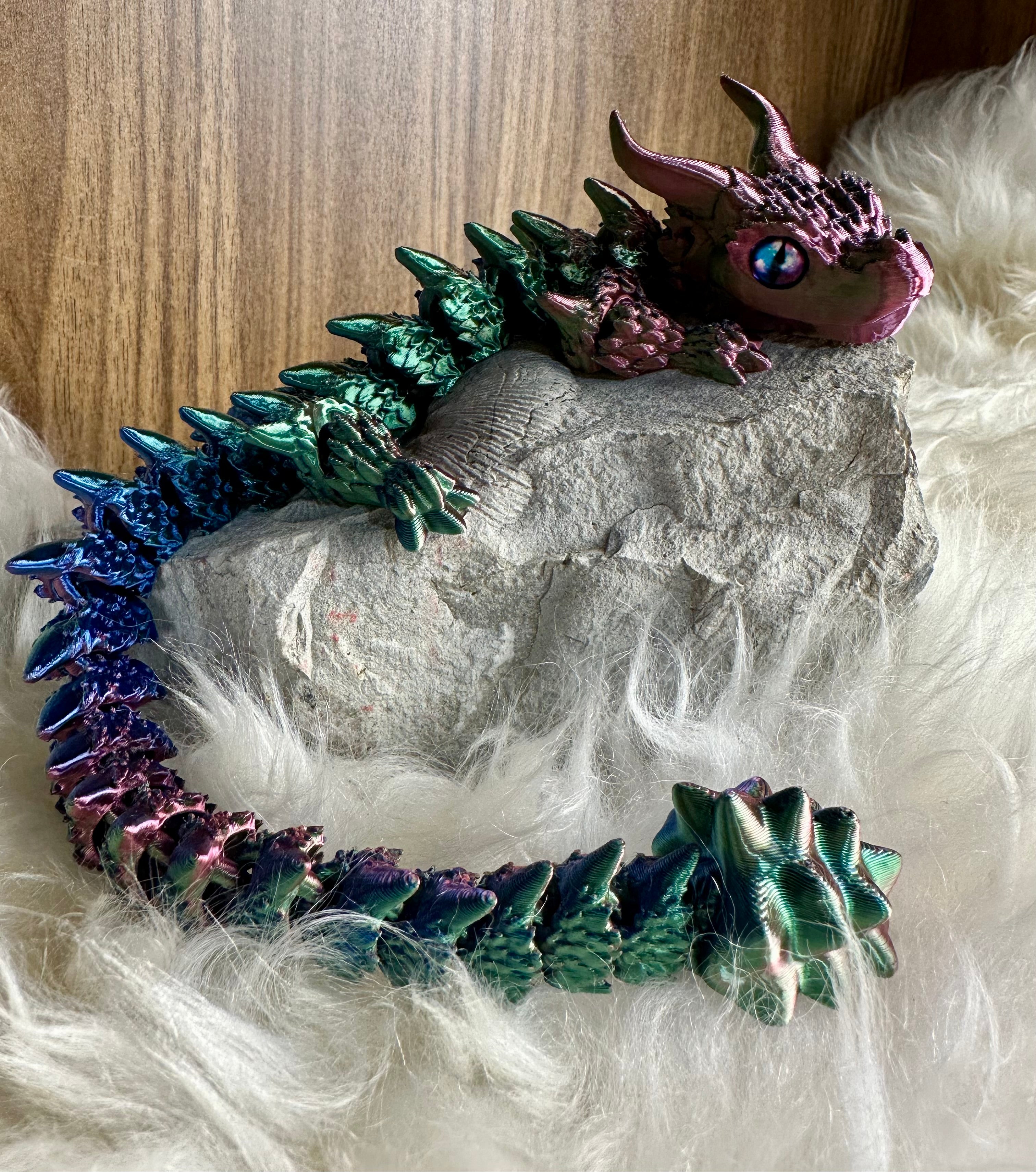 Manaljos — Dragon Boréal - dragon articulé 3D