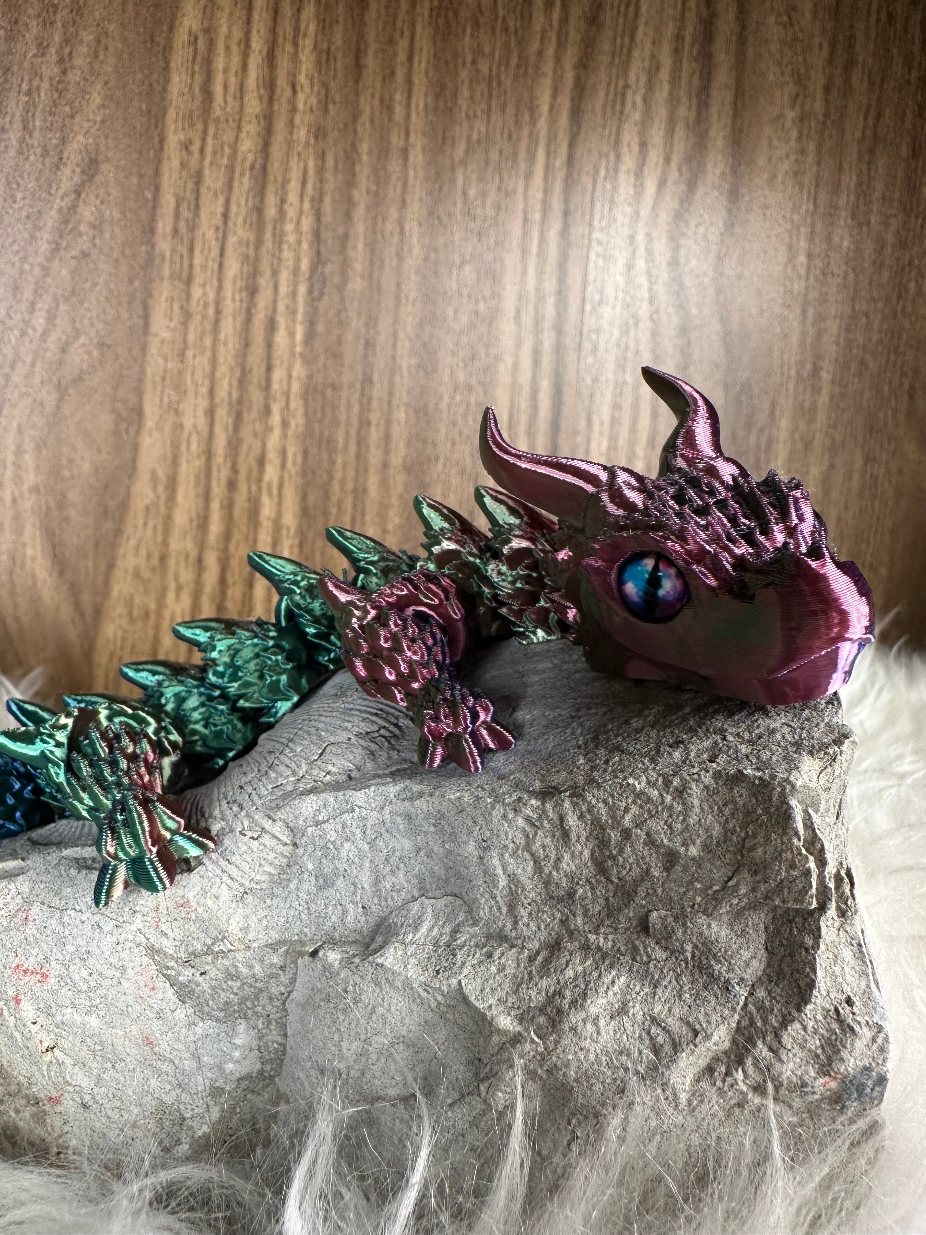 Manaljos — Dragon Boréal - dragon articulé 3D