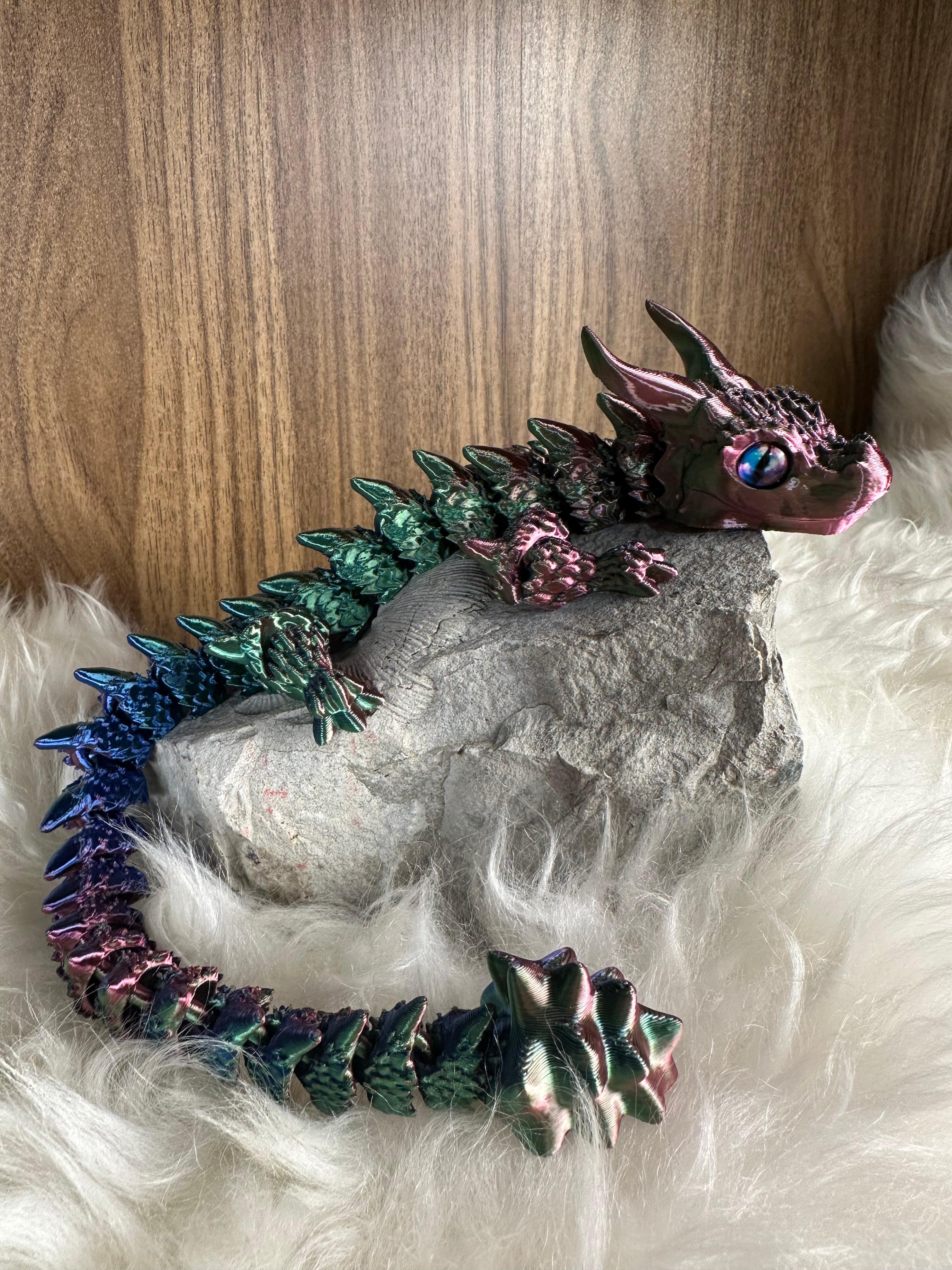 Manaljos — Dragon Boréal - dragon articulé 3D