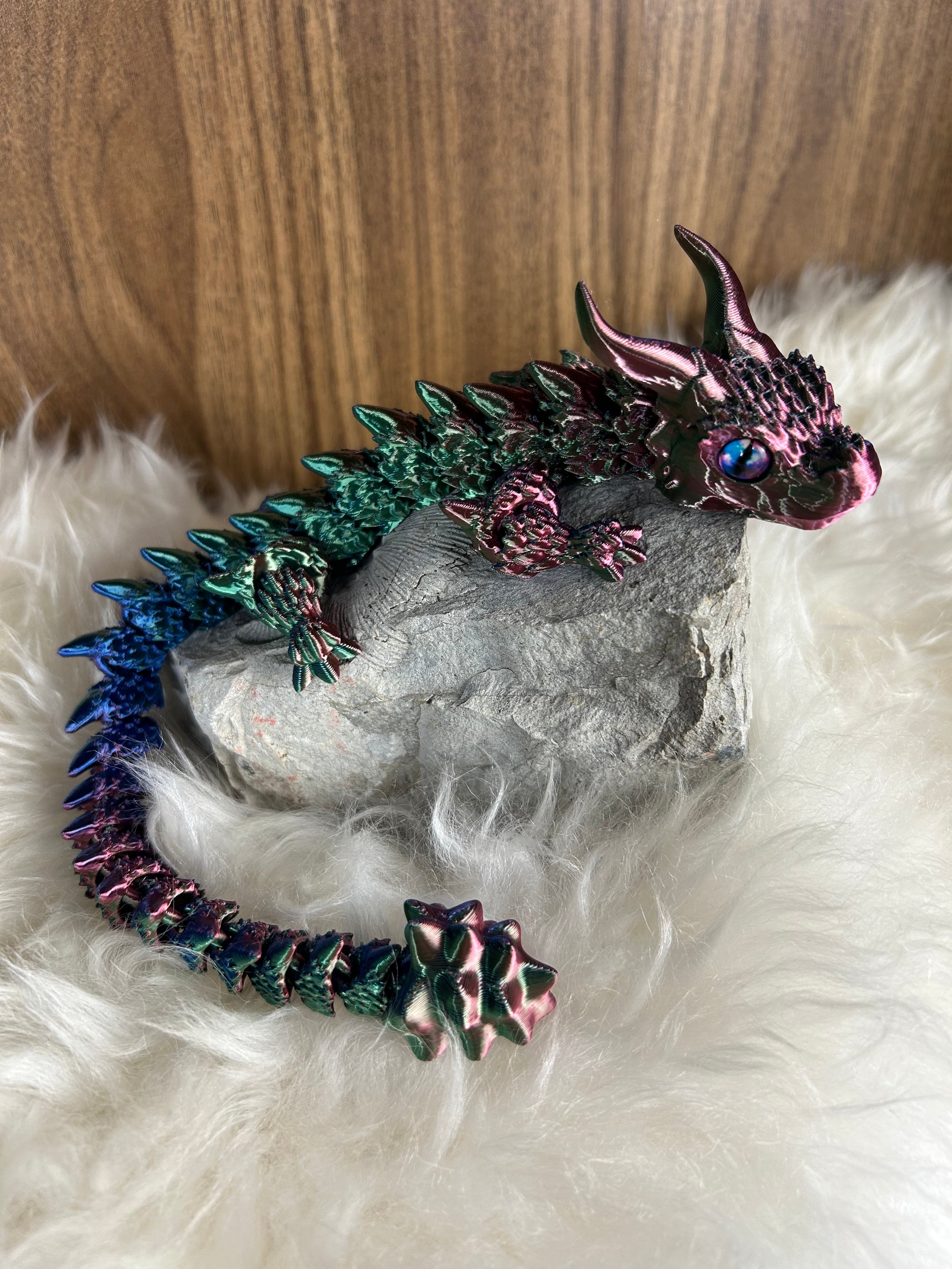 Manaljos — Dragon Boréal - dragon articulé 3D