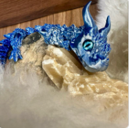 Azerion – Dragon des Glaces - dragon articulé 3D