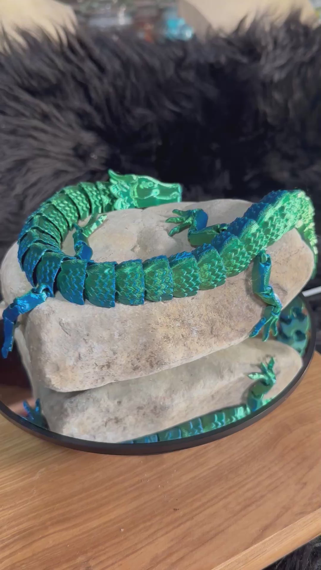 Lurven — Dragon des Sous-Bois Enchantés - dragon articulé 3D