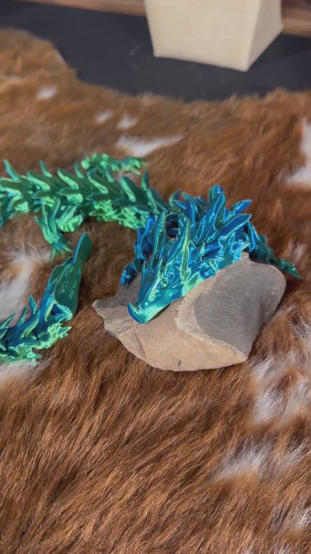 Aqualior — Dragon des Courants Marins - dragon articulé 3D